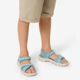 QUECHUA Detské turistické sandále NH100 suchý zips 24 - 31 modré 30-31 · záber 2