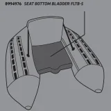 CAPERLAN Mechúr sedačky na Belly boat FLTB-5 bez · záber 2