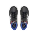 Chlapecká rekreační obuv ADIDAS Grand Court Marvel Spider-Man K core black cloud white semi lucid blue · záber 3