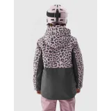 Dívčí lyžařská bunda 4F JUNIOR TECHNICAL JACKET-JAW23TTJAF357-90A-MULTICOLOUR ALLOVER · záber 4