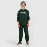 Chlapecké teplákové jogger kalhoty - zelené · záber 1