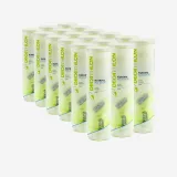 KUIKMA Tenisové loptičky Comfort univerzálne 4×18 túb žlté bez · záber 1