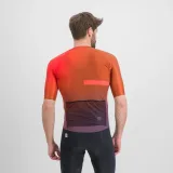 Pánský cyklistický dres s krátkým rukávem SPORTFUL Bomber jersey, cayenna red pompelmo · záber 3
