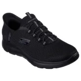 Pánská rekreační obuv SKECHERS Summits High Range Slip-Ins M black black · záber 1