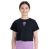 Dievčenské tričko s krátkym rukávom 4F JUNIOR TSHIRT F2941-20S-DEEP BLACK · záber 1