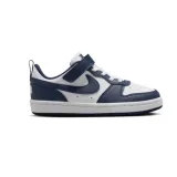 Chlapčenská rekreačná obuv NIKE Court Borough Low Next Nature K white midnight navy white · záber 1