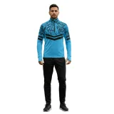 Pánska lyžiarska mikina s 1 2 zipsom NORTHFINDER BERTI-282blueblack · záber 2