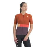 Dámský cyklistický dres s krátkým rukávem SPORTFUL Snap w jrs, huckleberry cayenna red · záber 1
