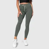 Športové legíny s vreckami Iron Aesthetics Active, zelené · záber 2