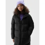 Dívčí bunda 4F JUNIOR DOWN JACKET-JAW23TDJAF268-21S-BLACK · záber 2