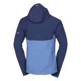 Pánska turistická softshellová bunda s kapucňou NORTHFINDER AMBROSE-387blueblue · záber 3