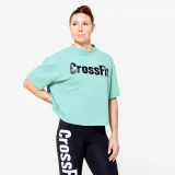 NORTHERN SPIRIT Dámske crop top tričko na Crossfit® zelené S · záber 1