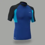 DECATHLON Pánske tričko 500 s UV ochranou na surf krátky rukáv modré XS · záber 1
