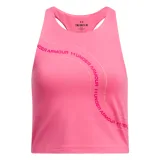 Dívčí tréninkové tílko UNDER ARMOUR G Motion Branded Crop Tank-PNK · záber 1