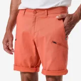 DECATHLON Pánske bermudy na jachting Sailing 100 tehlovočervené L · záber 2