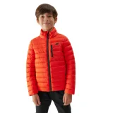 Chlapecká bunda 4F JUNIOR DOWN JACKET-JAW23TDJAM220-70S-ORANGE · záber 1