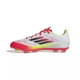 Pánské outdoorové fotbalové kopačky ADIDAS F50 League M FG MG cloud white core black solar yellow · záber 2