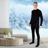 Pánske vyhrievané nohavice W-TEC Insupants Farba čierna, · záber 5