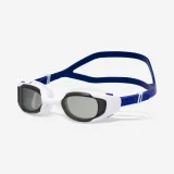 DECATHLON Plavecké okuliare Spirit bielo-modré s dymovými sklami jedna veľkosť · záber 1