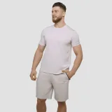 GymBeam Pánské sportovní triko Agile Desert - Velikost: XL | Barva: Béžová | Hmotnost: 0,17 kg | Balení: 50 · záber 4