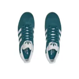 Pánská vycházková obuv ADIDAS ORIGINALS Gazelle mystery green cloud white gold metalic · záber 3