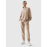Dámske tepláky 4F TROUSERS-4FWSS24TTROF665-83S-BEIGE · záber 5