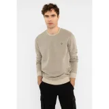 Férfi kapucnis pulóver VOLCANO B-LORENC-101M-CREAM MEL · záber 2