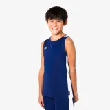 KIPSTA Detské basketbalové tielko Tank 100 tmavomodré 5-6 r (113-122 cm) · záber 1