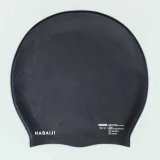 DECATHLON Plavecká čiapka zo silikónu na husté vlasy jednotná · záber 2