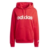 Dámská mikina s kapucí ADIDAS W LIN FT HD-IY9187-Red · záber 5