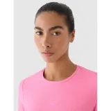 Dámské tréninkové tričko s dlouhým rukávem 4F LONGSLEEVE FNK-WAW24TFLOF250-54S-PINK · záber 2