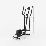 DOMYOS Interaktívny eliptický trenažér Initial Elliptical 100 čierny bez · záber 1