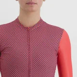 Dámský cyklistický dres s krátkým rukávem SPORTFUL Checkmate w jersey, pompelmo mulled grape · záber 5