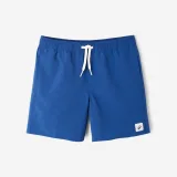 DECATHLON Detské plážové šortky 100 Seersucker modré 8-9 r (131-140 cm) · záber 2