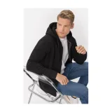 Pánska mikina so zipsom VOLCANO B-LERMO-700-BLACK · záber 2