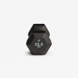 DOMYOS Šesťhranná činka Hex Dumbbell 22,5 kg pro bez · záber 2