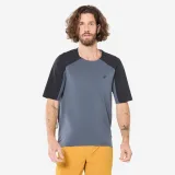 ROCKRIDER Pánsky cyklistický dres s krátkym rukávom Cargo sivo-čierny 3XL · záber 1