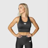 Dámska bezšvová podprsenka Iron Aesthetics Dynamic, sivá · záber 3