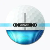 TAYLORMADE Golfové loptičky Distance+ 12 ks bez · záber 2