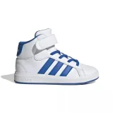 Chlapčenská rekreačná obuv ADIDAS Grand Court Mid K cloud white bright royal bright royal · záber 2