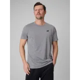 Pánské tréninkové tričko s krátkým rukávem 4F TSHIRT FNK M2140-25M-GREY MELANGE · záber 2