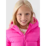Dívčí bunda 4F JUNIOR DOWN JACKET-JWAW24TDJAF449-55S-HOT PINK · záber 2