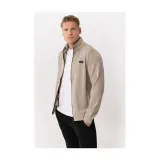 Pánska mikina so zipsom VOLCANO B-WILL-101-CREAM · záber 2