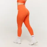 GymBeam Dámske legíny High-waist Limitless Orange SS · záber 2