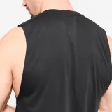 DOMYOS Pánske fitness tielko priedušné s okrúhlym výstrihom čierne L · záber 2