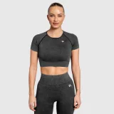 Dámsky crop top Iron Aesthetics Faded, washed green · záber 8