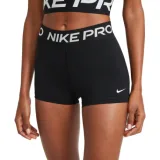 Dámské tréninkové kraťasy NIKE PRO Shorts 010 BLACK WHITE · záber 1