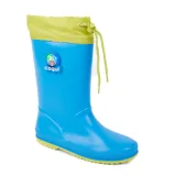 Chlapecké gumáky COQUI Rainy Collar sea blue citrus flash · záber 1