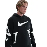 Pánska mikina s kapucňou NIKE M NK CLUB BB GX HDY NEO VAR BLACK WHITE · záber 4