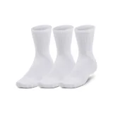 Ponožky UNDER ARMOUR UA 3-Maker 3 pack Mid-Crew-WHT-1373084-100 · záber 1